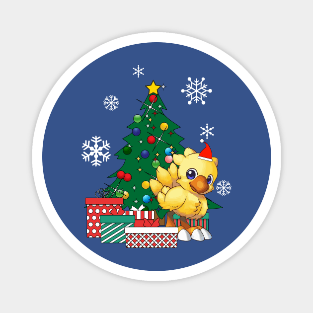 Chocobo Around The Christmas Tree Magnet by Nova5